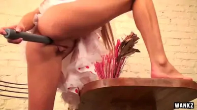 Wankz solo blonde masturbating