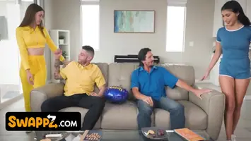 Stepfathers day orgy with big tits stepdaughters cheating stepdads get young pussy with teal conrad